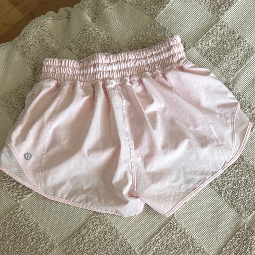 Lululemon Athletica Light Pink Athletic Shorts
